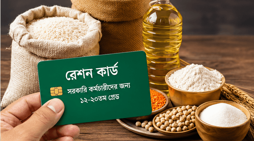 ১২ থেকে ২০তম গ্রেডের সরকারি কর্মচারীদের রেশন সুবিধা দেওয়ার প্রস্তাব