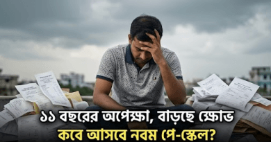 সেপ্টেম্বরের মধ্যে নবম পে-স্কেলের প্রজ্ঞাপন চান কর্মচারীরা