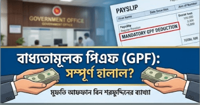 চাকরি শেষে প্রভিডেন্ট ফান্ডের টাকা গ্রহণ কি জায়েজ?