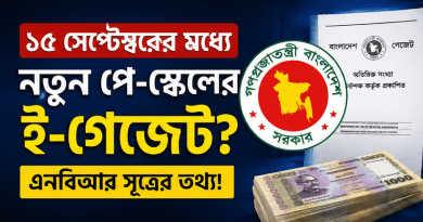 নতুন পে-স্কেলের গেজেট কি সত্যিই ১৫ সেপ্টেম্বরের মধ্যে?