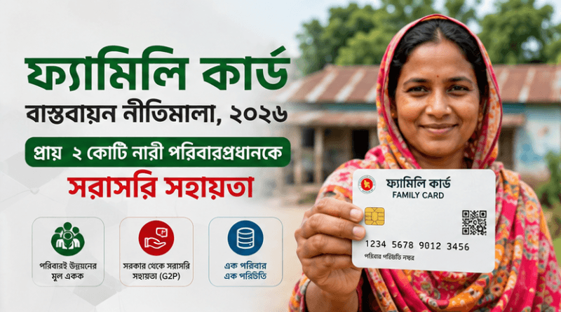 দেশের প্রায় ২ কোটি নারী পরিবারপ্রধানকে সরাসরি সহায়তার লক্ষ্য