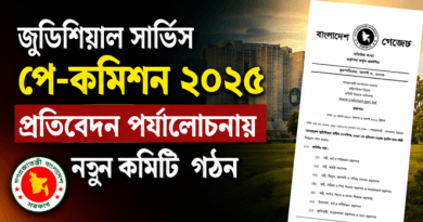 জুডিশিয়াল সার্ভিস পে-কমিশনের প্রতিবেদন পর্যালোচনায় নতুন কমিটি