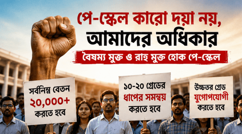 পে-স্কেল কারও দয়া নয়