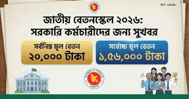 সরকারি চাকরিজীবীদের জন্য ‘জাতীয় বেতনস্কেল ২০২৬’ অনুমোদন