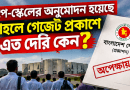 গেজেট প্রকাশে দেরি কেন?
