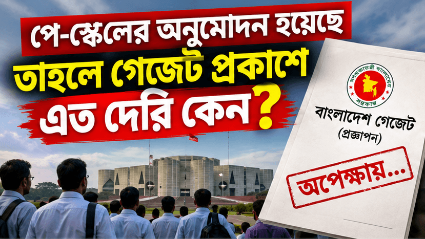 গেজেট প্রকাশে দেরি কেন?