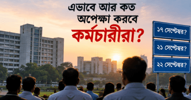 ১৫ সেপ্টেম্বরও হচ্ছে না পে স্কেলের গেজেট
