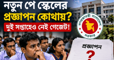 নতুন পে স্কেলের প্রজ্ঞাপন কোথায় আটকে?