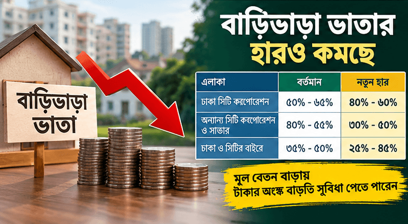 ঊর্ধ্বতনদের ইনক্রিমেন্ট কমছে, কমছে বাড়িভাড়ার হারও