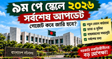 ৯ম পে স্কেল ২০২৬: গেজেট কবে?