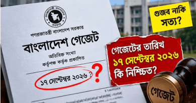 ৯ম পে-স্কেল নিয়ে নতুন বার্তা