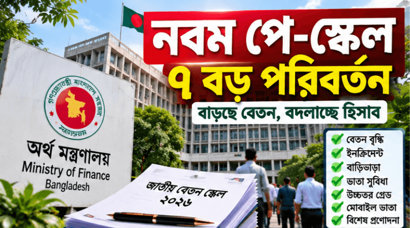 নবম পে-স্কেলে ৭ বড় পরিবর্তন