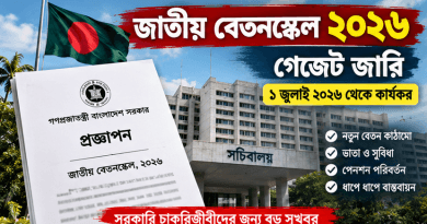 অবশেষে পে-স্কেলের পূর্ণাঙ্গ গেজেট