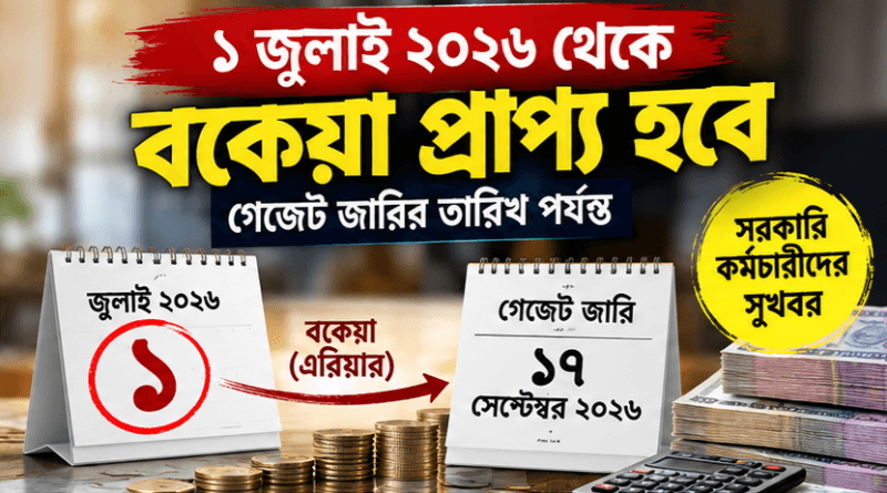 জাতীয় বেতনস্কেল ২০২৬