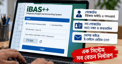নবম পে স্কেলে অনলাইনে বেতন নির্ধারণ