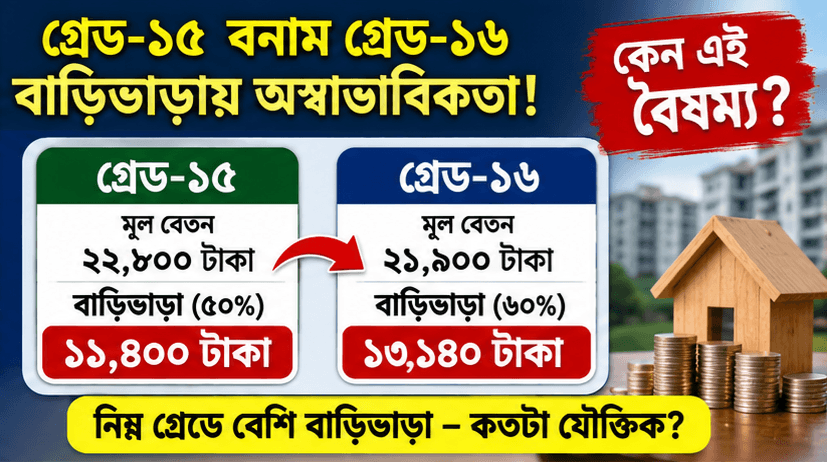নতুন পে স্কেলে বাড়িভাড়া নিয়ে প্রশ্ন