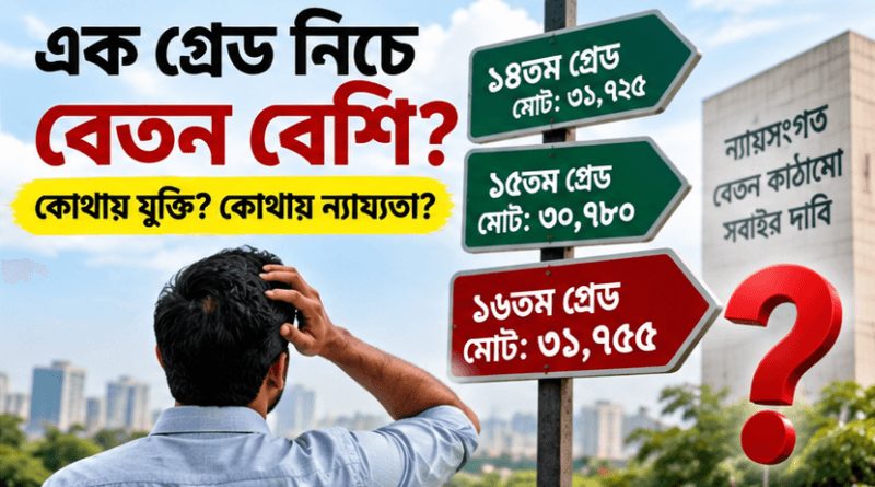বাড়িভাড়া ভাতায় নতুন পে স্কেলের অসংগতি