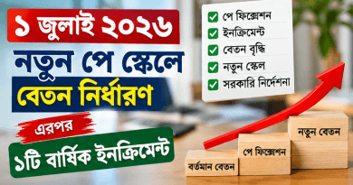 পে ফিক্সেশন করলেই কি ২০২৬ সালের ইনক্রিমেন্ট বাদ যাবে?