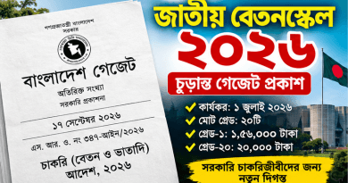 Pay Scale gazette 2026