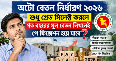 অটো বেতন নির্ধারণ ২০২৬
