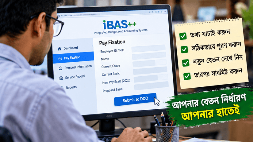 অনলাইনে হবে নতুন বেতন নির্ধারণ