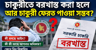 বরখাস্ত হলেও কি সরকারি চাকরি ফিরে পাওয়া সম্ভব?