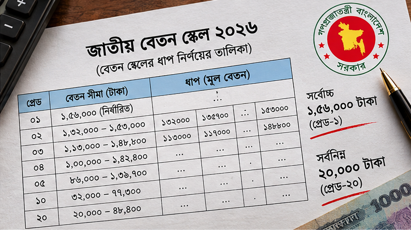 Pay Scale Increment Chart 2026