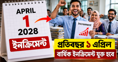 নবম পে-স্কেলে ২০২৮ থেকে কি ১ এপ্রিল ইনক্রিমেন্ট?