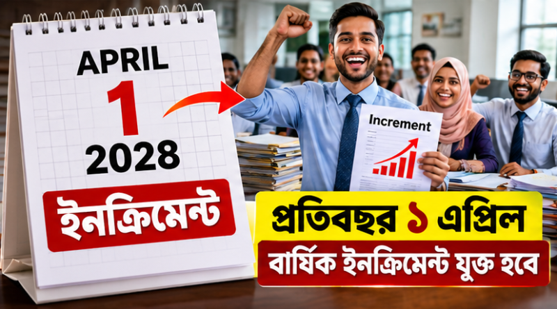 নবম পে-স্কেলে ২০২৮ থেকে কি ১ এপ্রিল ইনক্রিমেন্ট?