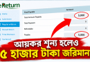 রিটার্নে গাফিলতি করলে বিপাকে টিআইএনধারীরা