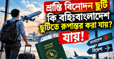 শ্রান্তি বিনোদন ছুটি কি বহিঃবাংলাদেশ ছুটি হিসেবে ভোগ করা যায়?