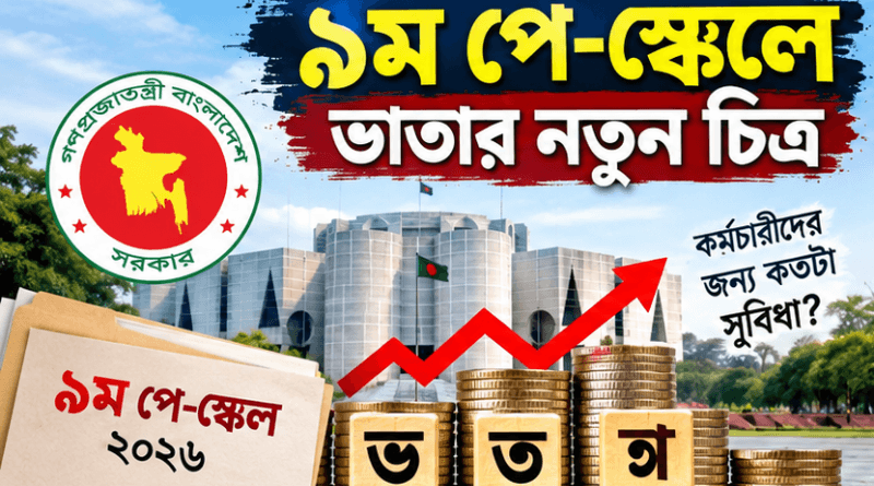 ৯ম পে-স্কেলে ভাতার চিত্র: কোথাও বৃদ্ধি