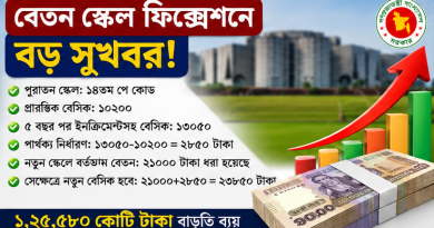 সরকারি চাকুরিজীবীদের বেতন স্কেল ফিক্সেশন কিভাবে হবে?