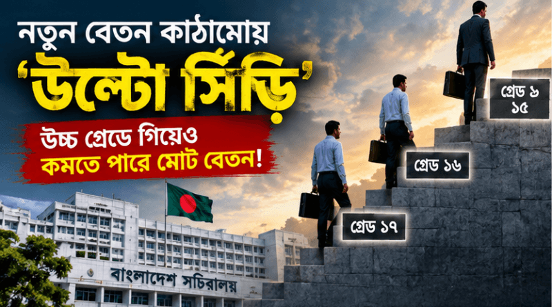 নতুন পে স্কেলে ‘উল্টো সিঁড়ি’
