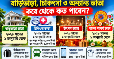 বেতন ফিক্সেশন সম্পন্ন ২০২৬