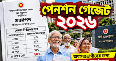 পেনশন গেজেট ২০২৬