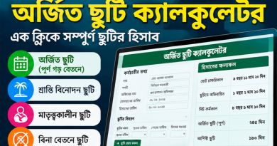 সরকারি চাকরিজীবীদের অর্জিত ছুটির হিসাব এবার সহজেই