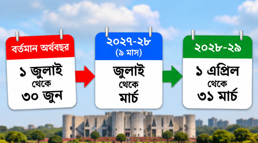 অর্থবছরের সময়সীমা পরিবর্তন