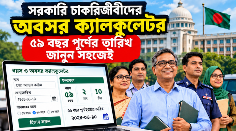 Age Calculator With Pension Date