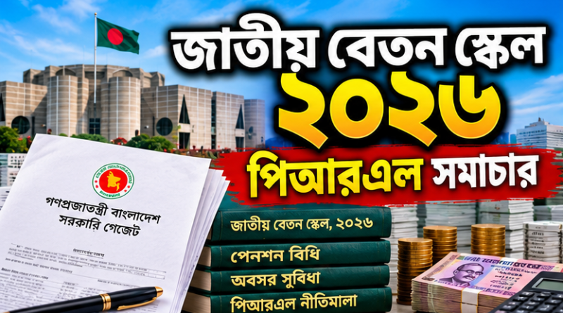 পিআরএল ও পেনশন নিয়ে নতুন বেতন স্কেলে যত হিসাব