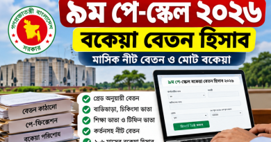 সরকারি কর্মচারীদের বকেয়া বেতন হিসাবের নতুন ক্যালকুলেটর, যেভাবে মিলবে মাসিক পাওনা