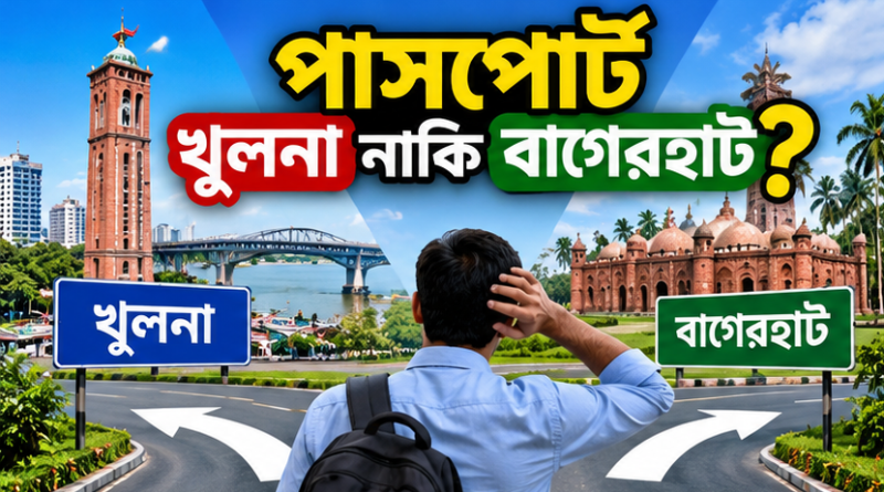সরকারি চাকরিজীবীর পাসপোর্ট খুলনা নাকি বাগেরহাট থেকে হবে?