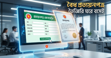 ঘরে বসেই তৈরি করা যাবে ৮ ধরনের প্রত্যয়নপত্র