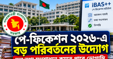 পে-ফিক্সেশন ২০২৬: তিনটি গুরুত্বপূর্ণ পরিবর্তনে কমবে আবেদন ফেরত আসার ঝামেলা