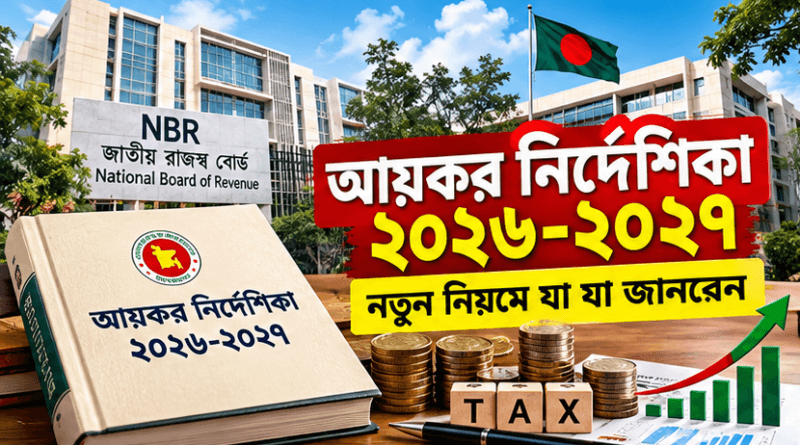 আয়কর নির্দেশিকা ২০২৬-২৭