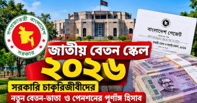 জাতীয় বেতন স্কেল ২০২৬