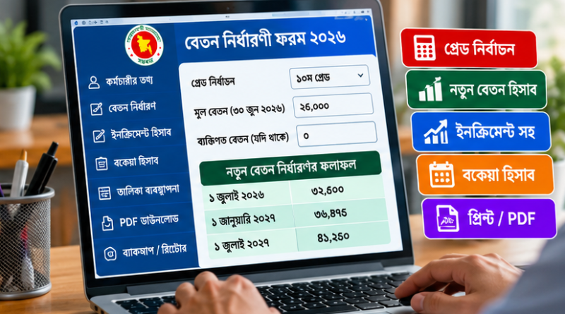 Pay Fixation Form New 2026