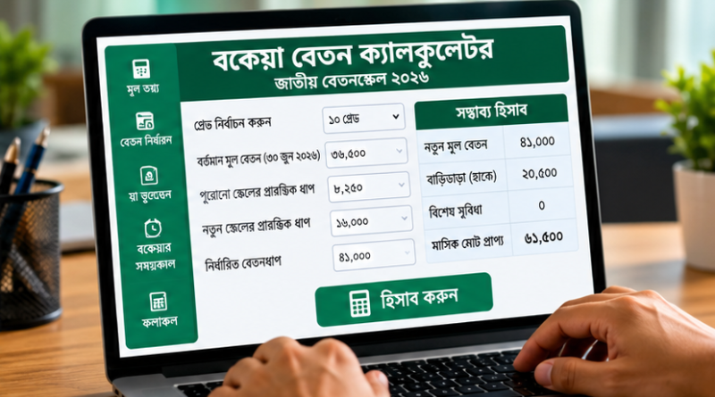 Arear Bill Calculator