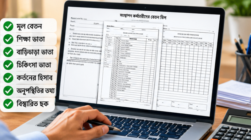 Staff Pay Bill Form PDF
