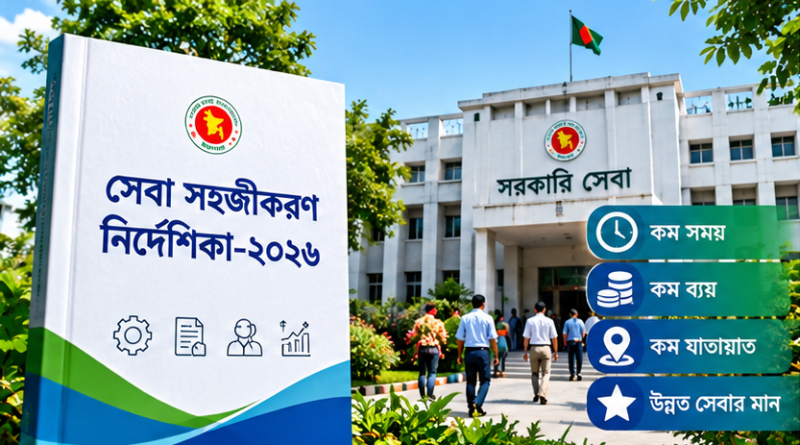 সরকারি সেবা সহজীকরণে নতুন নির্দেশিকা